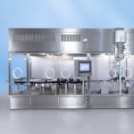 Filling and closing machine