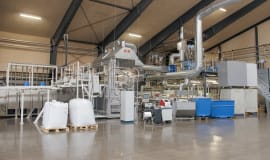 High-speed production line for “Danish trays”