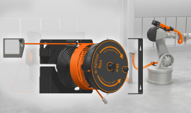 e-spool flex: nowy zwijacz kablowy od igusa