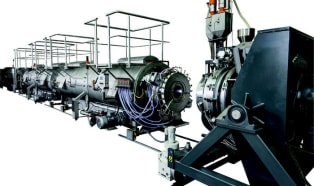 FDC pipe extrusion line delivers ultimate flexibility in diameters and wall thicknesses