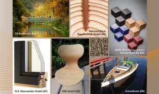 Nominees for the Innovation Award “Biocomposite of the Year 2017” 