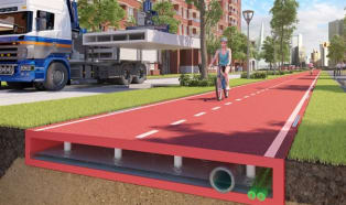 The first PlasticRoad bike path comes in Netherlands