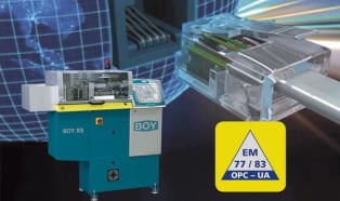 BOY injection moulding machine provides online data around the clock