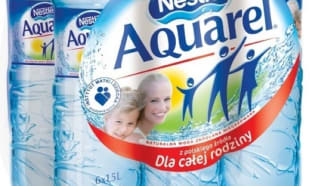 Nowe opakowanie i nowe etykiety dla wody Nestle Aquarel