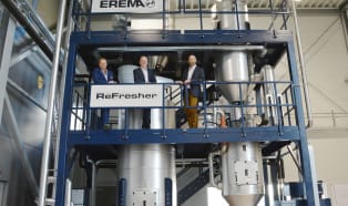 Boom in demand for recycling systems featuring Erema ReFresher technology