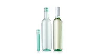 PET wine bottle made by Alpla cuts carbon emissions by up to 50%