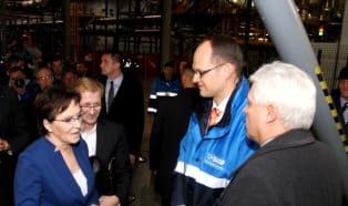 Premier Kopacz w fabryce BASF