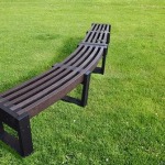 Ławeczka z jednorazowych kubków