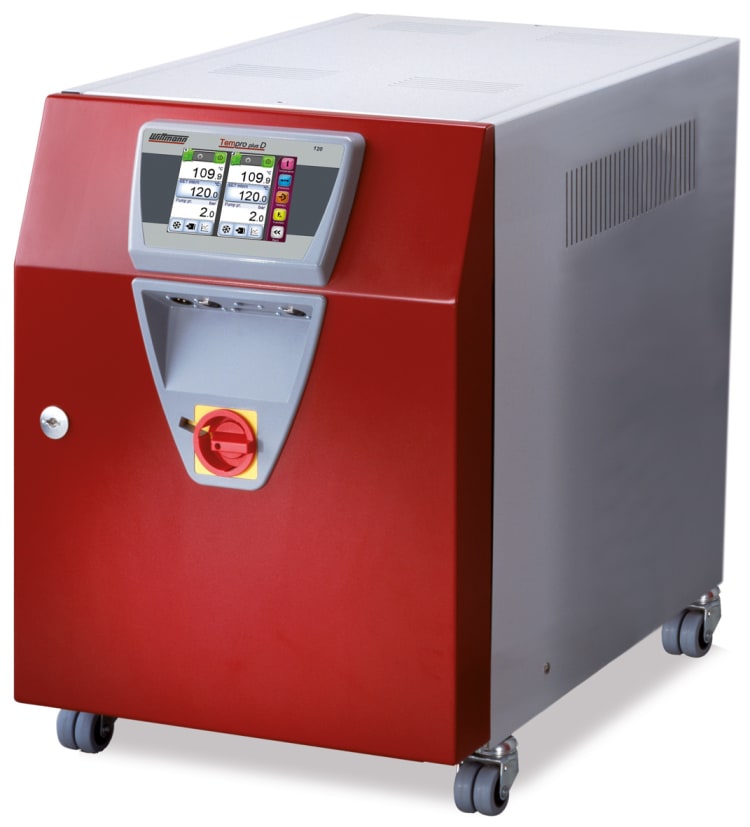 WITTMANN TEMPRO plus D120 pressurized temperature controller with direct cooling.