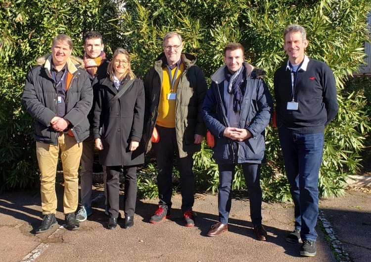 Richard Baudouin (Meraxis), Alexandre Thillou (KemOne), Karine Paillot (KemOne), Peter Voth (REHAU), Mickael Laurent (KemOne), Martin Sonntag (REHAU).