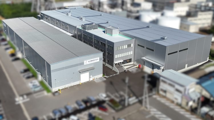 The new headquarters and factory, located in Niigata City, Japan