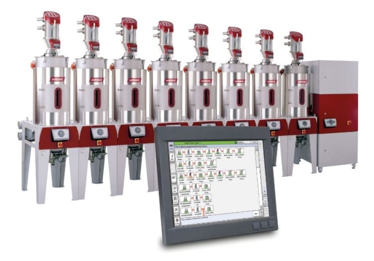 The new M8 plus network control system makes material conveying operations even more flexible and reliable