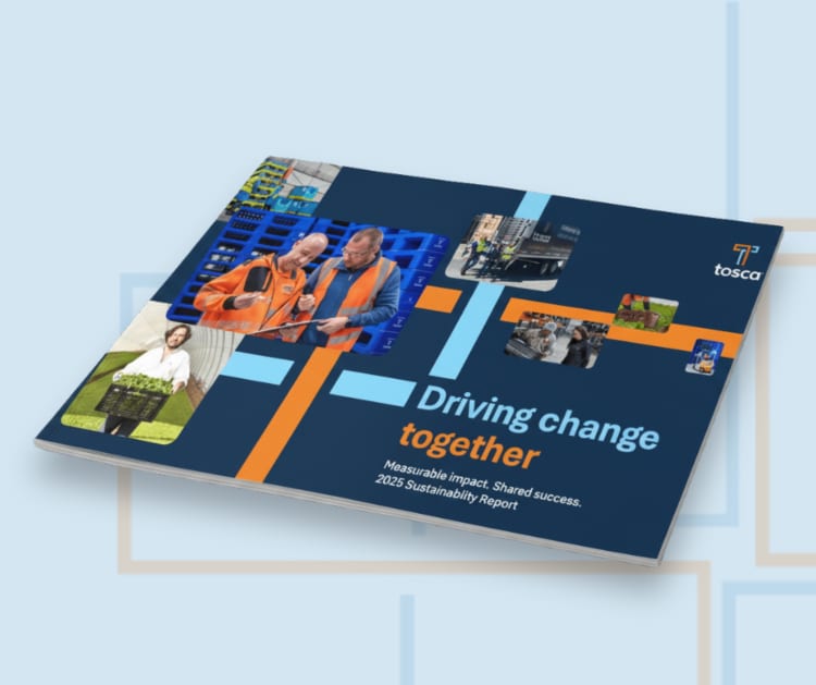 Cover of the Tosca 2025 sustainability report