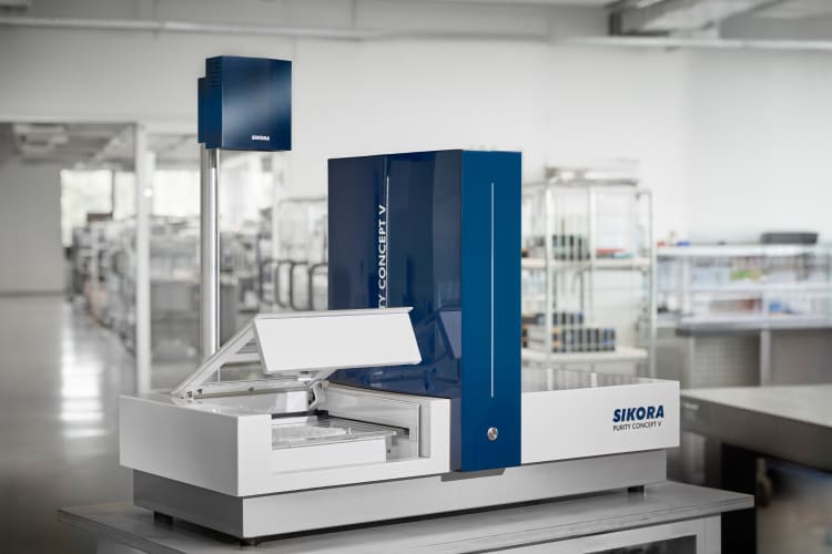System laboratoryjny PURITY CONCEPT V do inspekcji i analizy granulatu, płatków i płytek testowych