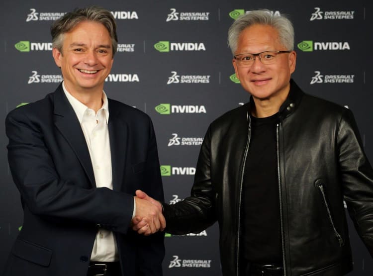 Pascal Daloz i Jensen Huang
