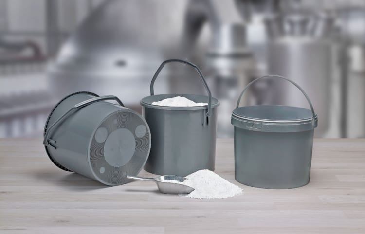 Amcor industrial containers with 50% PCR and UN certification