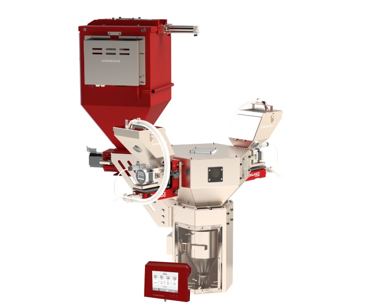 System MCS Continuous Loss-in-Weight Blender firmy Movacolor