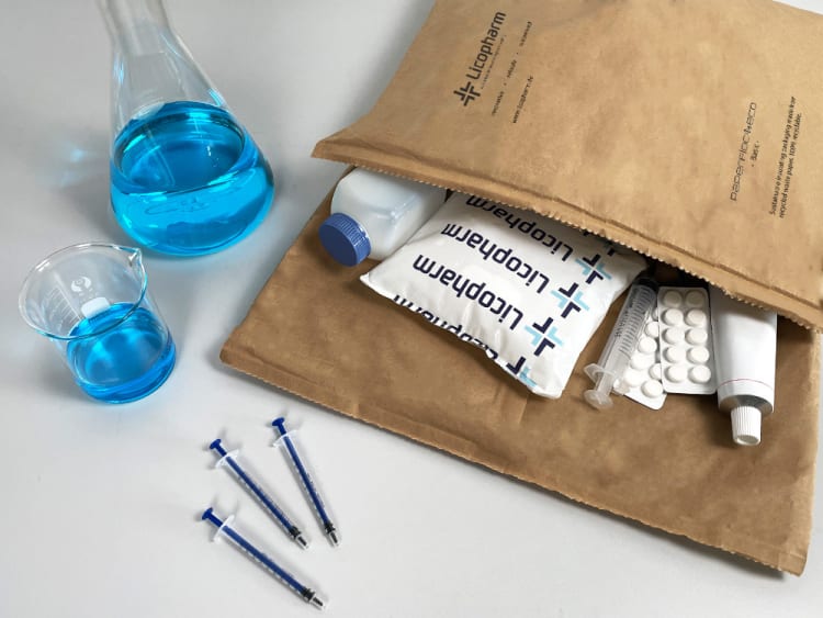 Izolacyjne opakowanie papierowe Licopharm