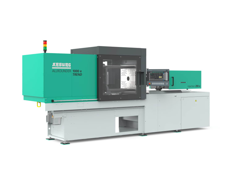The new Allrounder Trend injection moulding machines are configured to meet current market requirements, providing short delivery times, quick changeover, simple operation and maintenance, and low investment and operating costs.