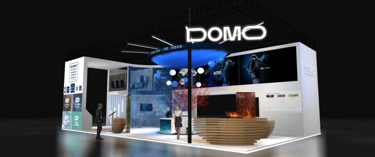 Wizualizacja stoiska Domo na Chinaplas 2026