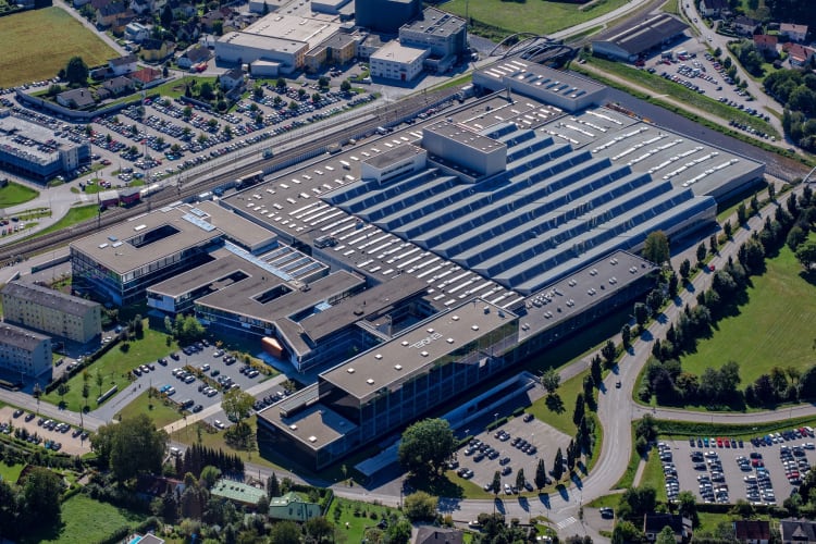 The headquarters of the ENGEL Group in Schwertberg, Austria