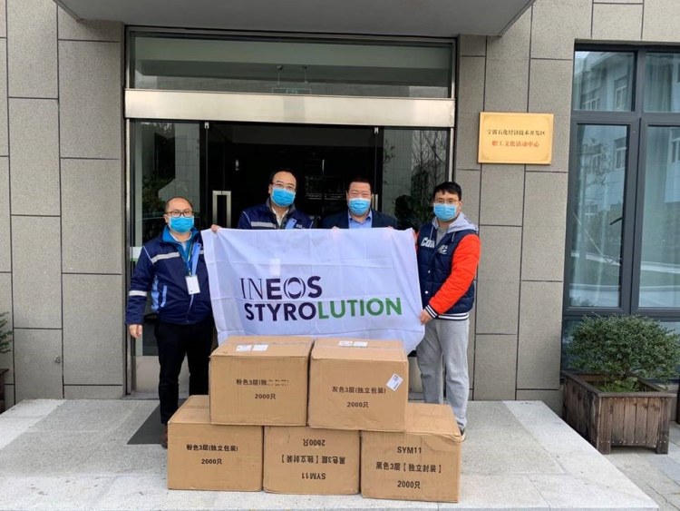 ineos-styrolution-donates-face-masks