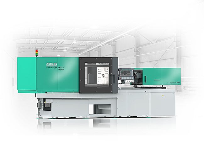 World premiere at the K 2025: The electric Allrounder Trend can be set up particularly quickly and easily and is specifically designed for the efficient production of standard injection moulded parts