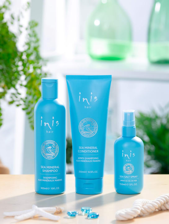 Opakowania Amcor dla linii Inis do pielęgnacji włosów