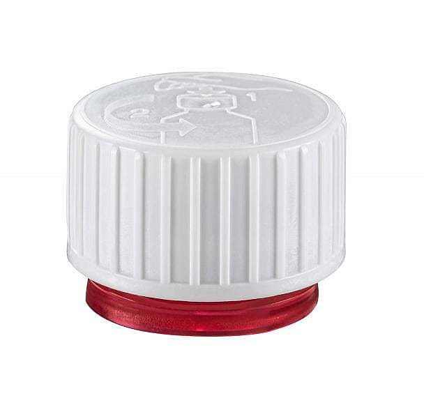 Zakrętka typu child-resistant (CR) z mechanizmem „naciśnij i przekręć”, stosowana m.in. w opakowaniach produktów chemii gospodarczej i farmaceutycznych (Zdjęcie: Bericap)