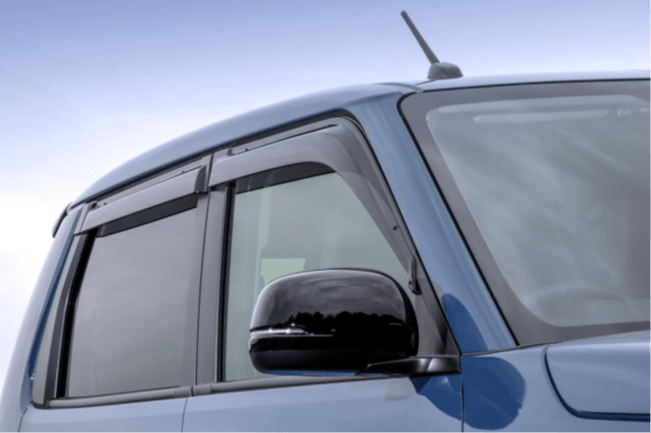 Honda uses recycled PMMA in the door visors of its new mini-EV. (Photo: Mitsubishi Chemical)