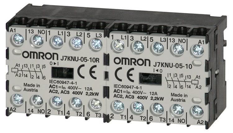 Nowy stycznik J7KNU firmy Omron