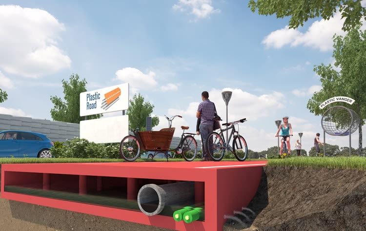 plastic roads