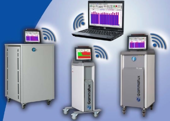 The Wireless LAN option waives the need for complex wiring: the hot runner<br />
temperature controllers on the injection moulding machines communicate with the<br />
production manager's office wirelessly via a base station and provide him with a<br />
constant overview both of the entire production process and of the condition of<br />
each individual machine