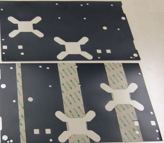 Wycinane części izolacyjne z nowej błony EFR 735 firmy SABIC Innovative Plastics