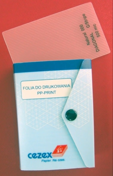 Folia PP-Print Diagonal firmy Cezex