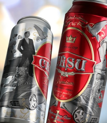 New Rexam`s cans for the Latvian brewer