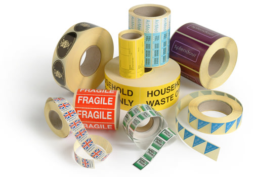 Self adhesive labels