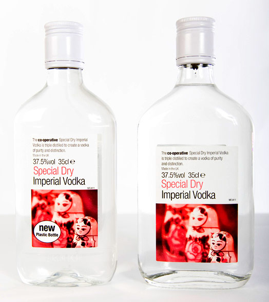 Recyclable vodka bottle release by Artenius PET Packaging Europe