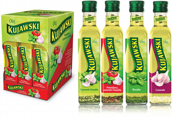 olej kujawski ze smakiem - nowe opakowania