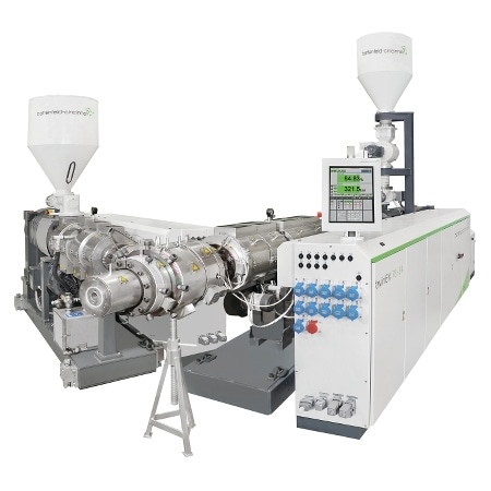 twinEX/conEX coextrusion solution with spider 200-3 pipe die