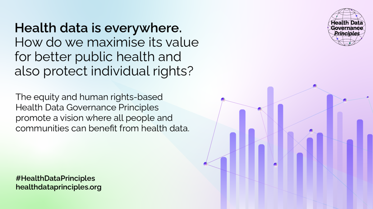 Slide that states that health data is everywhere