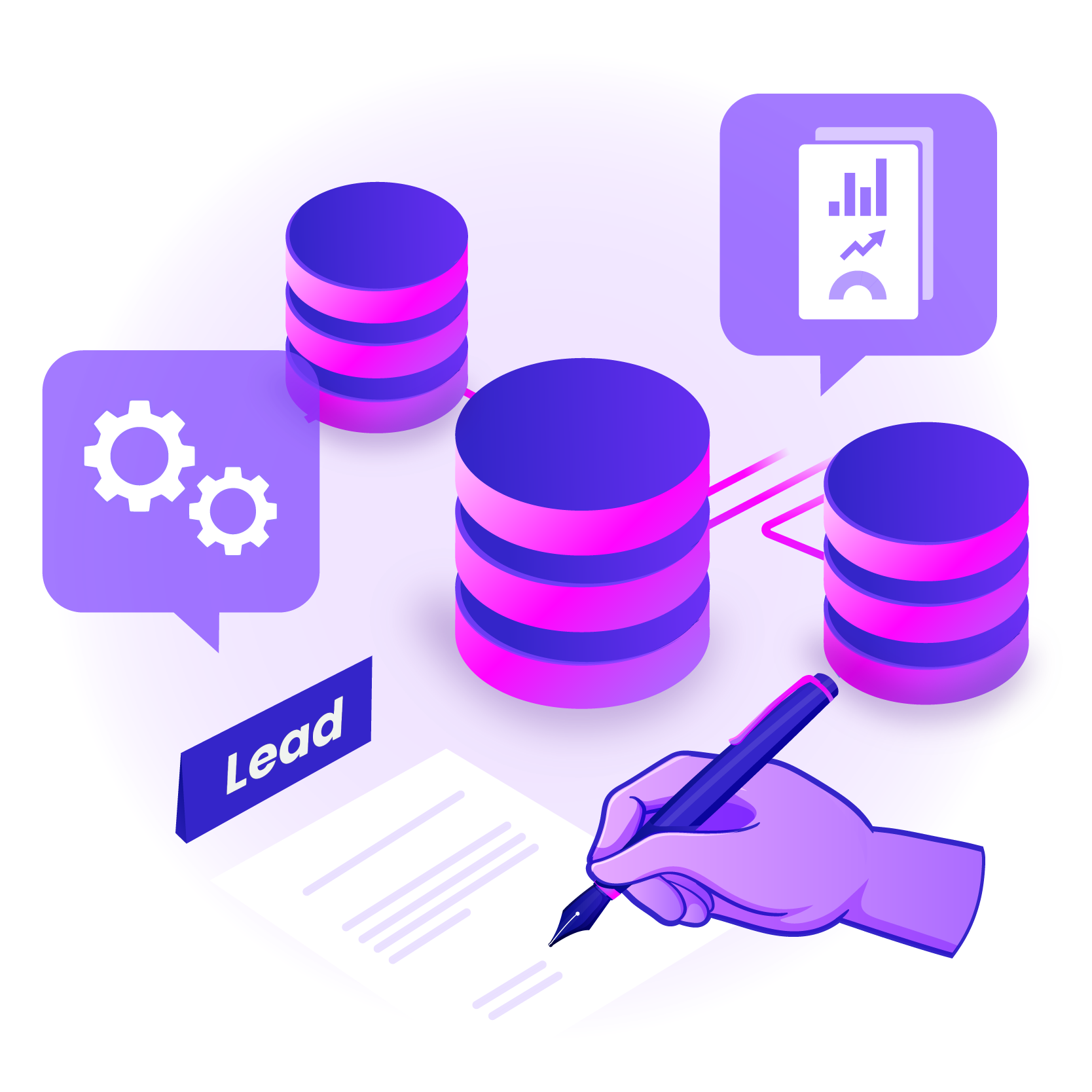 Icon representing data governance leads