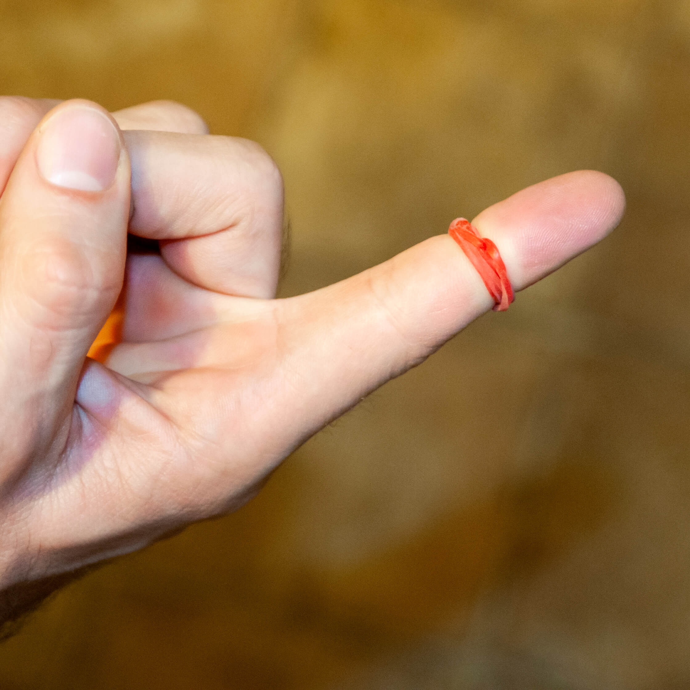 When the physical obstruction leading to secondary issues (loss of circulation, finger ache, skin color changes) is removed, the finger can eventually return to more normal feeling AND function (assuming the damage isn't irreparable).
