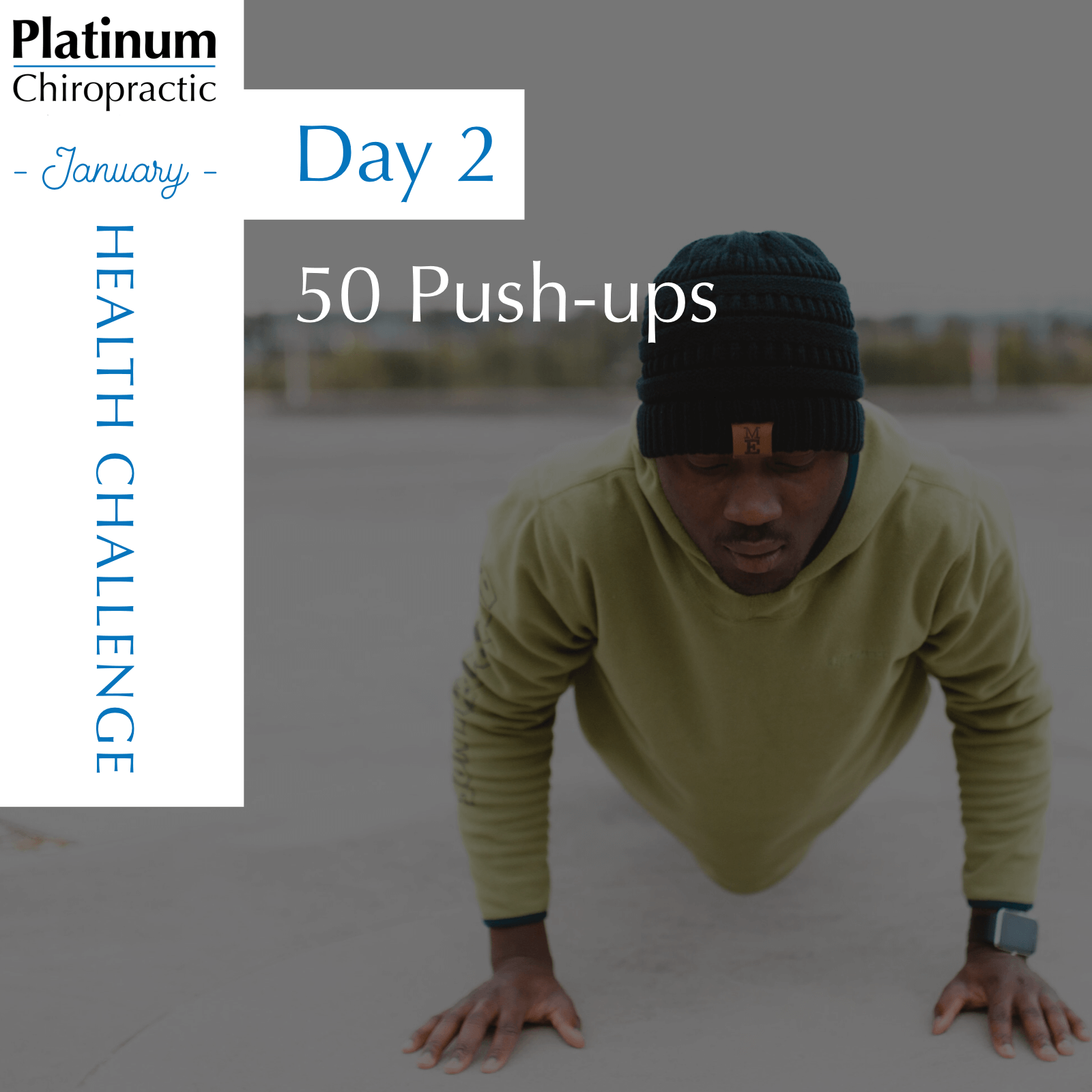 Day 2 of the Platinum Chiropractic Challenge. Don't miss out on your chance to accumulate raffle tickets.
