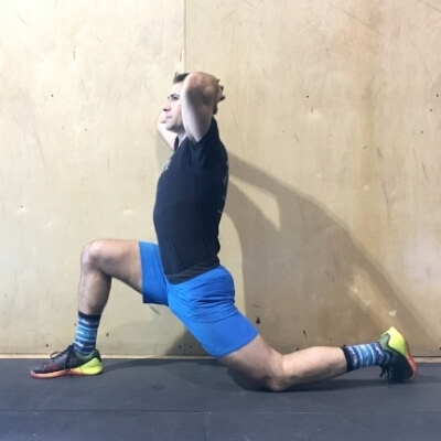  Variation 2: targets your iliopsoas by tucking your pelvis and tailbone under. 