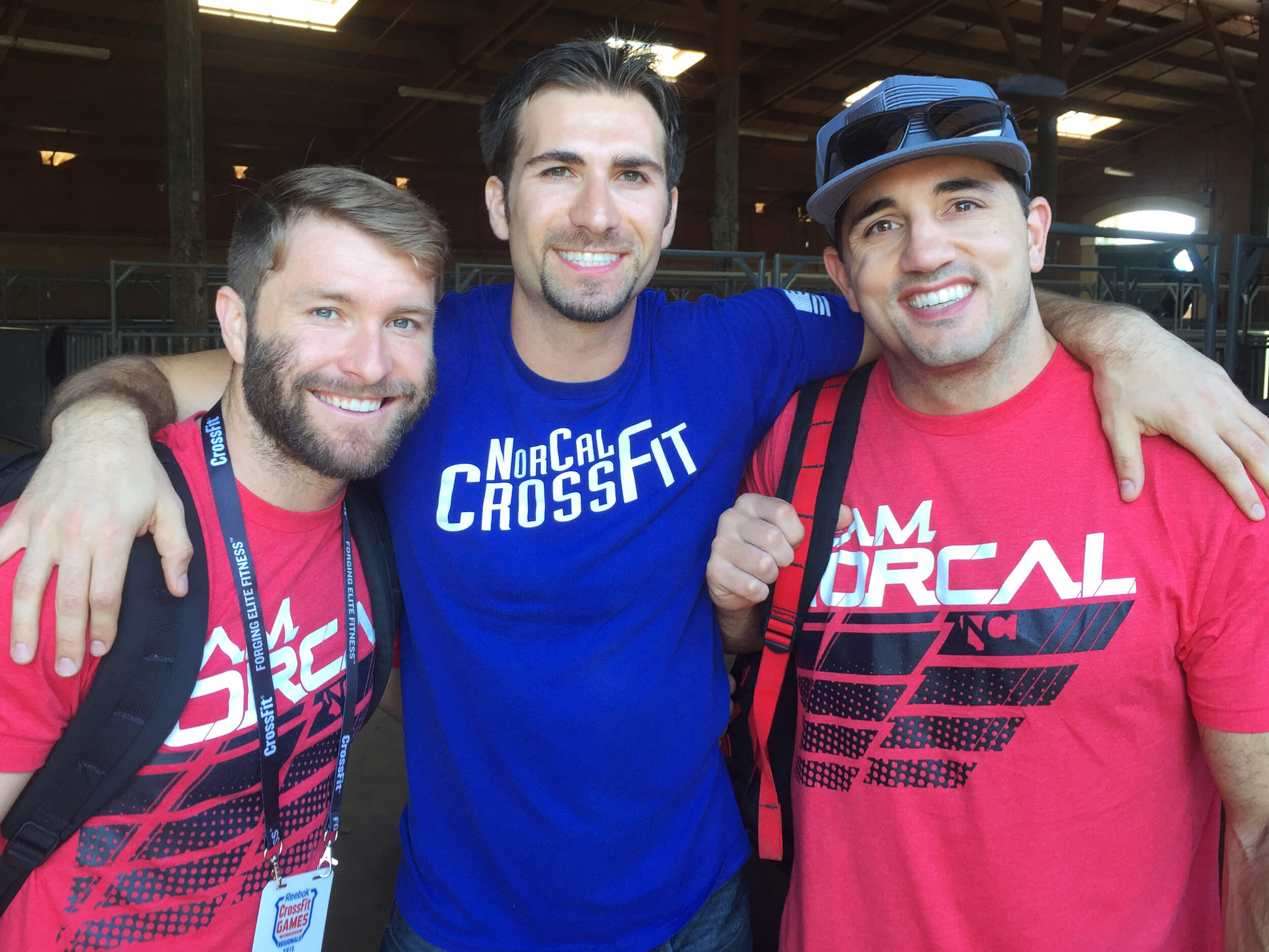  Pat Barber, Dr. Karo Isajan, and Jason Khalipa at the Crossfit Games California Regionals. 