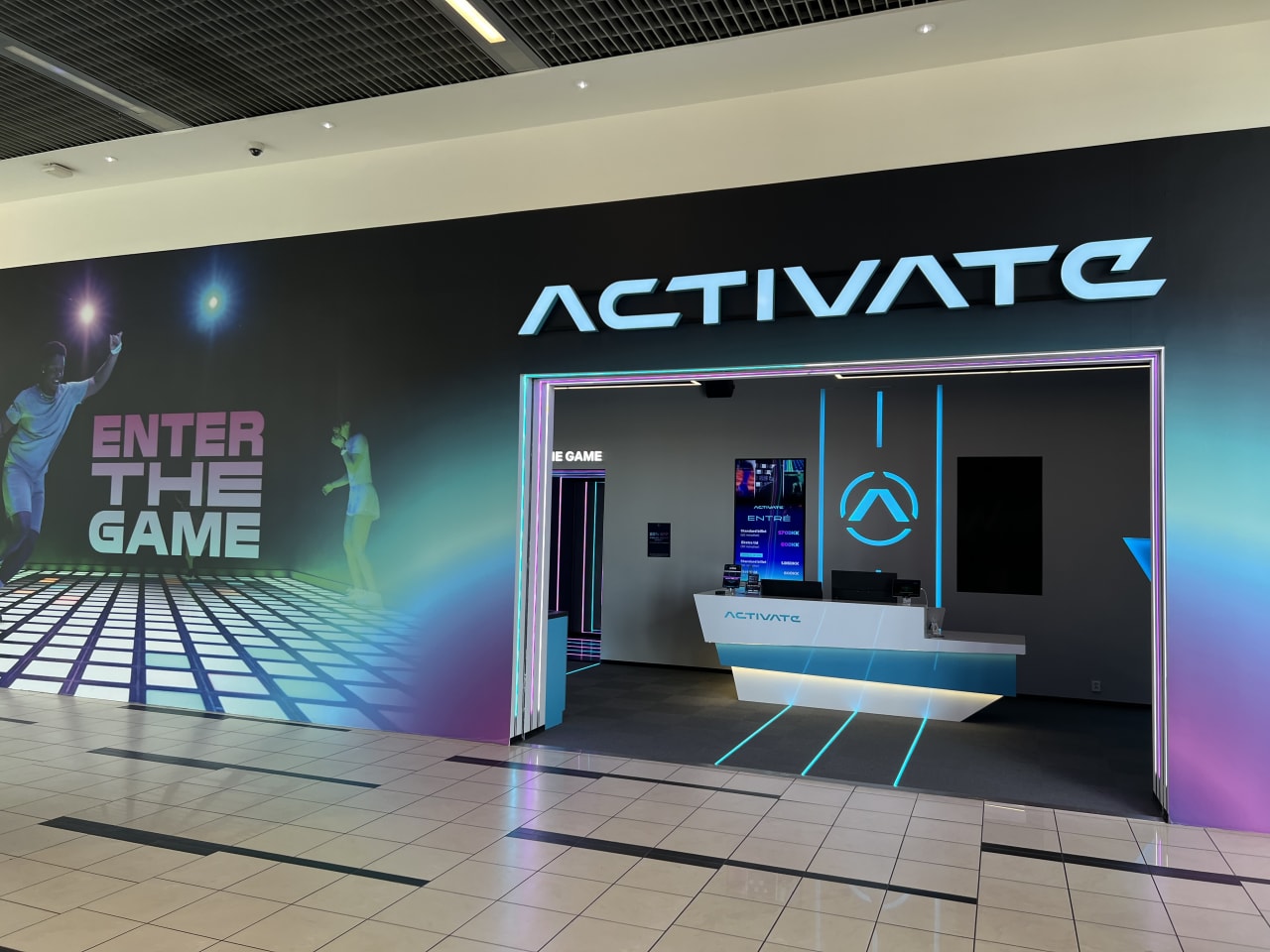 The Activate storefront at Fields in Copenhagen.