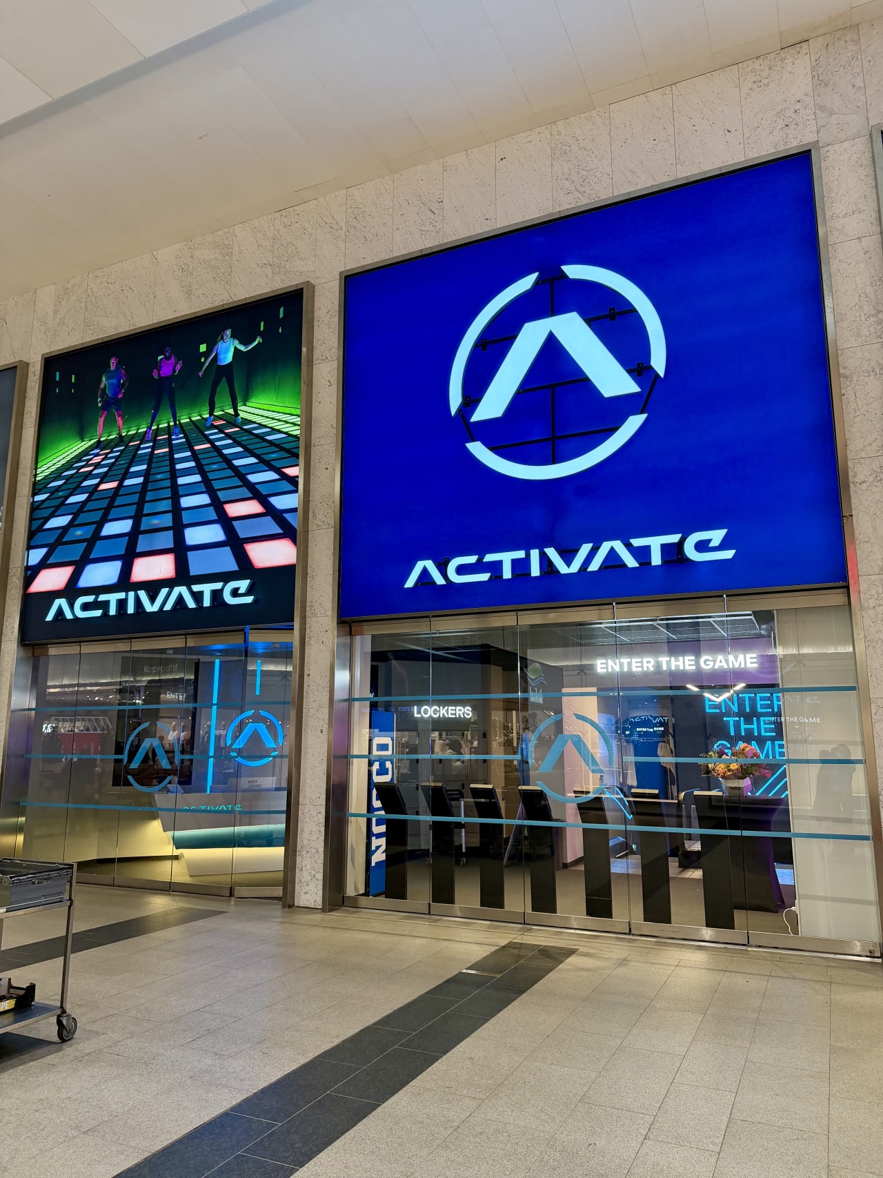 The Activate storefront at Nordstan shopping centre in Gothenburg.