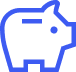 Piggy bank icon