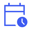 Calendar and clock icon